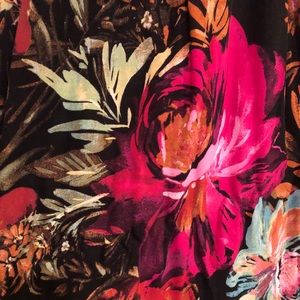 Black floral maxi dress